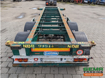 Konttialus/ Vaihtokuormatilat puoliperävaunu Flandria OP CC 2A 20FT 2-Assen ROR DrumBrakes - Leaf Suspension - 3120KG (O1789): kuva Konttialus/ Vaihtokuormatilat puoliperävaunu Flandria OP CC 2A 20FT 2-Assen ROR DrumBrakes - Leaf Suspension - 3120KG (O1789)