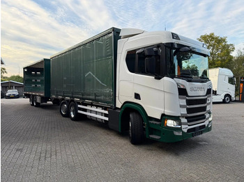 Pressukapelli kuorma-auto Scania R500 NGS 6X2 Retarder Stuuras 551.670KM! Schuifzeilen Combi Hefdak: kuva Pressukapelli kuorma-auto Scania R500 NGS 6X2 Retarder Stuuras 551.670KM! Schuifzeilen Combi Hefdak