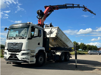 Kippiauto kuorma-auto, Nosturiauto MAN TGS 26.430 2022!EURO6!! 6x2!! PALFINGER 23tm+JIB+LIER/WINCH!!DREISEITEN KIPPER/BORDMATIC!!9tkm: kuva Kippiauto kuorma-auto, Nosturiauto MAN TGS 26.430 2022!EURO6!! 6x2!! PALFINGER 23tm+JIB+LIER/WINCH!!DREISEITEN KIPPER/BORDMATIC!!9tkm