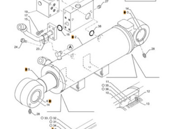 Hydraulisylinteri CASE