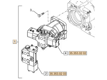 Hydraulimoottori CASE