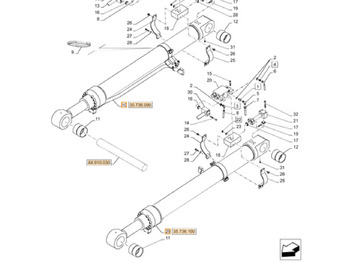 Hydraulisylinteri CASE