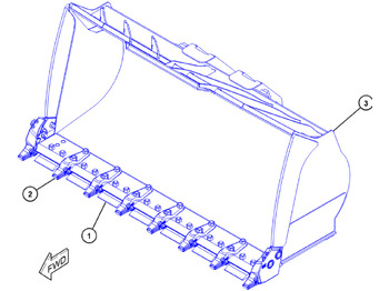 Kuormaajan kauha CATERPILLAR