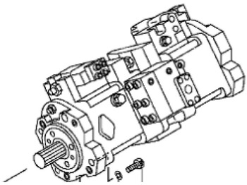 Uusi Hydraulipumppu - Rakennuskoneet Hitachi YA00072789: kuva Uusi Hydraulipumppu - Rakennuskoneet Hitachi YA00072789