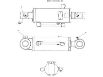 Hydraulisylinteri NEW HOLLAND