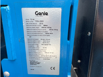 Hinattava puominostin Genie TZ 34/20: kuva Hinattava puominostin Genie TZ 34/20