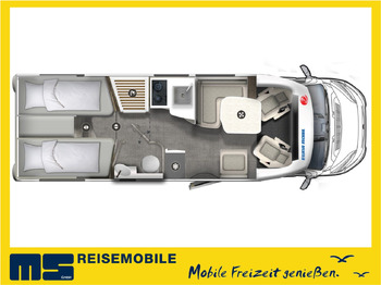 Puoli-integroitu asuntoauto Eura Mobil PROFILA T 720 EB - 101 EDITION / EINZELBETTEN: kuva Puoli-integroitu asuntoauto Eura Mobil PROFILA T 720 EB - 101 EDITION / EINZELBETTEN