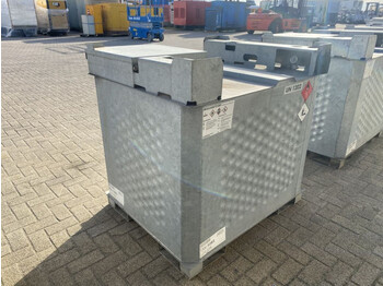 Varastosäiliö IBC Rietberg 1000 liter IBC Dieseltank Gegalvaniseerd: kuva Varastosäiliö IBC Rietberg 1000 liter IBC Dieseltank Gegalvaniseerd