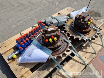 Varaosat - Kaivuri Pallet of Final Drives, Hydraulic Cylinder, Distribution Block to suit Volvo ECR25D: kuva Varaosat - Kaivuri Pallet of Final Drives, Hydraulic Cylinder, Distribution Block to suit Volvo ECR25D