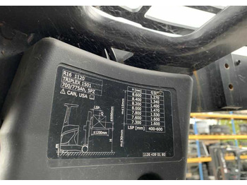 Työntömastotrukki Linde R16-01: kuva Työntömastotrukki Linde R16-01