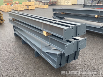 Kontti talo Unused 30’ x 20’ x 12’ Steel Frame Building, 12.5 Roof Pitch, Purlin Cleats: kuva Kontti talo Unused 30’ x 20’ x 12’ Steel Frame Building, 12.5 Roof Pitch, Purlin Cleats