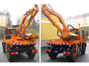 Kunnallis-/ Erikoisajoneuvot UNIMOG Unimog U 400/TÜV/Hydrostat/Mähtür +MULAG MHU 800: kuva Kunnallis-/ Erikoisajoneuvot UNIMOG Unimog U 400/TÜV/Hydrostat/Mähtür +MULAG MHU 800