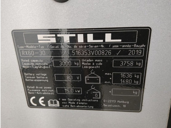 Sähkötrukki Still RX60-30: kuva Sähkötrukki Still RX60-30