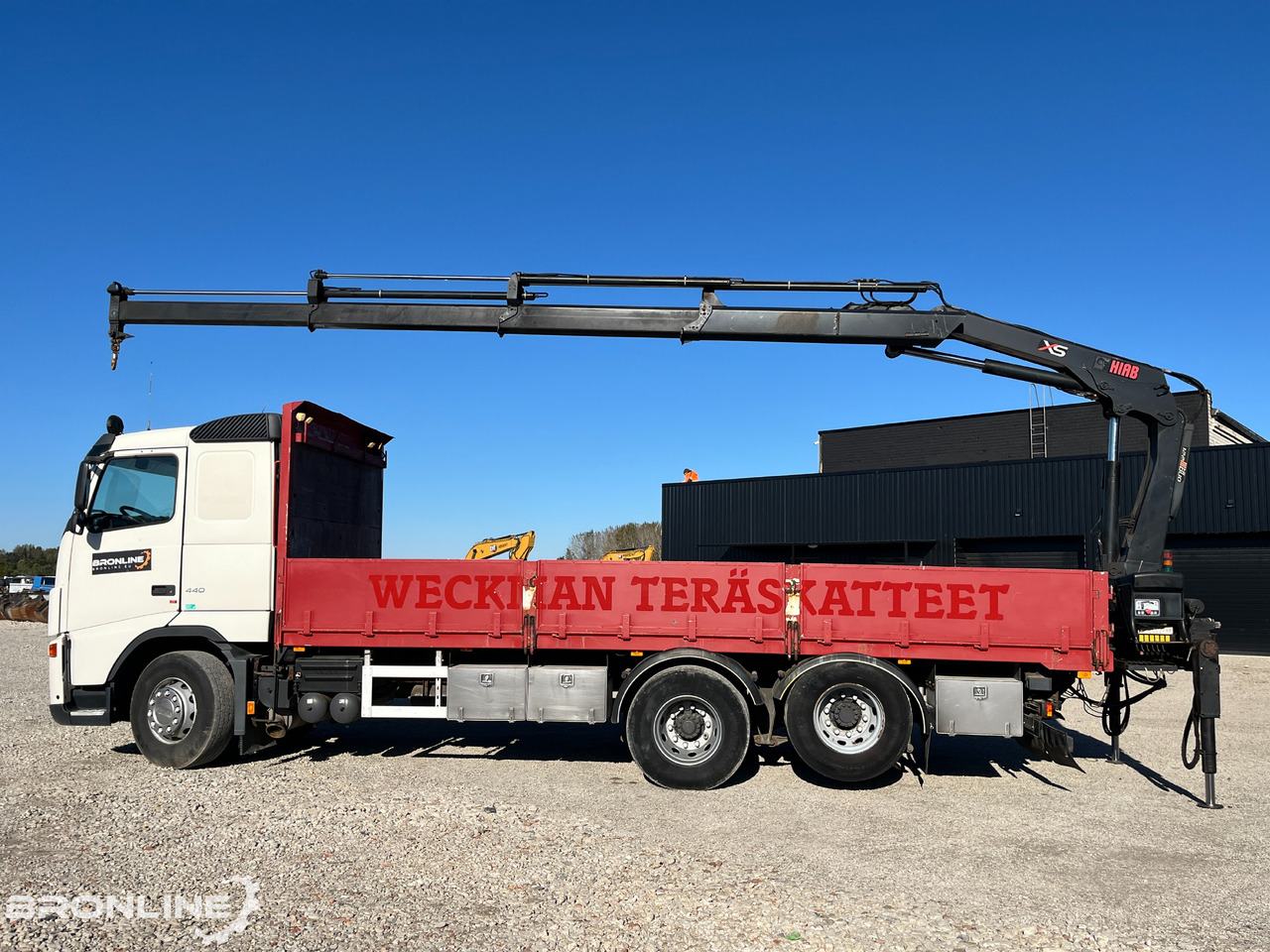 2006 Volvo FH 440 6x2 Flatbed + Crane - Lava-kuorma-auto, Nosturiauto: kuva 2006 Volvo FH 440 6x2 Flatbed + Crane - Lava-kuorma-auto, Nosturiauto 2006 Volvo FH 440 6x2 Flatbed + Crane - Lava-kuorma-auto, Nosturiauto: kuva 2006 Volvo FH 440 6x2 Flatbed + Crane - Lava-kuorma-auto, Nosturiauto