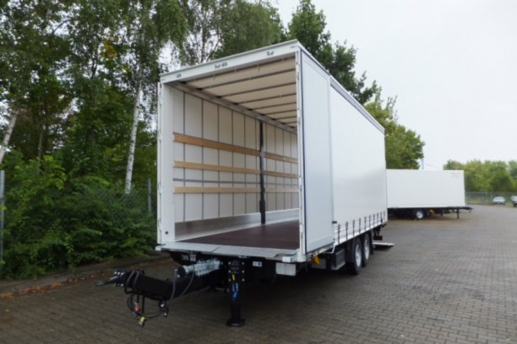 Uusi Pressukapelliperävaunu Möslein TPS 11 DL 7,30  neuer Planenanhänger, Ladebordwand + Durchladbar: kuva Uusi Pressukapelliperävaunu Möslein TPS 11 DL 7,30  neuer Planenanhänger, Ladebordwand + Durchladbar