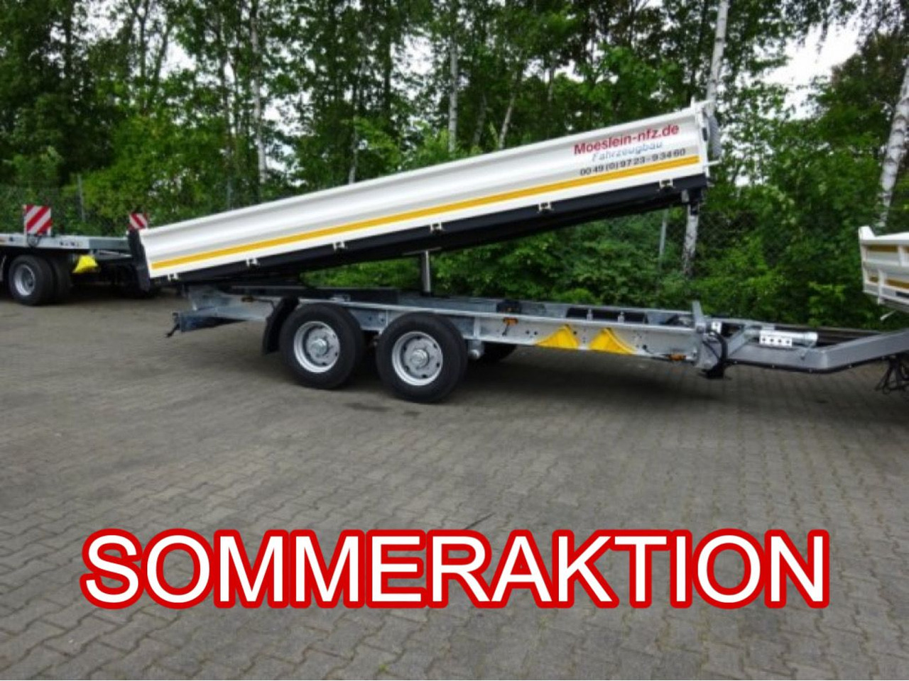 Möslein TTD 11 Weiß neuer Tandem 3- Seitenkipper Tieflader-- Neufahrzeug -- - Kippiauto perävaunu: kuva Möslein TTD 11 Weiß neuer Tandem 3- Seitenkipper Tieflader-- Neufahrzeug -- - Kippiauto perävaunu Möslein TTD 11 Weiß neuer Tandem 3- Seitenkipper Tieflader-- Neufahrzeug -- - Kippiauto perävaunu: kuva Möslein TTD 11 Weiß neuer Tandem 3- Seitenkipper Tieflader-- Neufahrzeug -- - Kippiauto perävaunu
