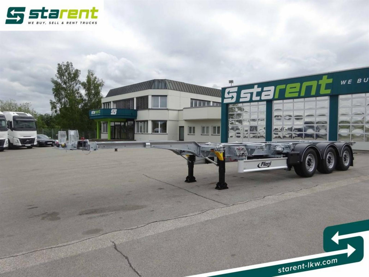 Fliegl Containerchassis ADR, 1x20/2x20/1x30/1x40/1x45 - Konttialus/ Vaihtokuormatilat puoliperävaunu: kuva Fliegl Containerchassis ADR, 1x20/2x20/1x30/1x40/1x45 - Konttialus/ Vaihtokuormatilat puoliperävaunu Fliegl Containerchassis ADR, 1x20/2x20/1x30/1x40/1x45 - Konttialus/ Vaihtokuormatilat puoliperävaunu: kuva Fliegl Containerchassis ADR, 1x20/2x20/1x30/1x40/1x45 - Konttialus/ Vaihtokuormatilat puoliperävaunu