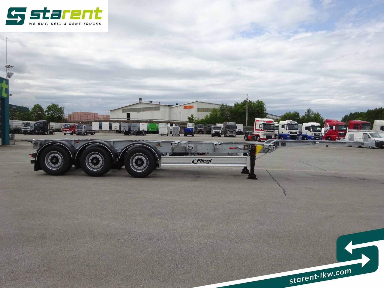Fliegl Containerchassis ADR, 1x20/2x20/1x30/1x40/1x45 - Konttialus/ Vaihtokuormatilat puoliperävaunu: kuva Fliegl Containerchassis ADR, 1x20/2x20/1x30/1x40/1x45 - Konttialus/ Vaihtokuormatilat puoliperävaunu Fliegl Containerchassis ADR, 1x20/2x20/1x30/1x40/1x45 - Konttialus/ Vaihtokuormatilat puoliperävaunu: kuva Fliegl Containerchassis ADR, 1x20/2x20/1x30/1x40/1x45 - Konttialus/ Vaihtokuormatilat puoliperävaunu