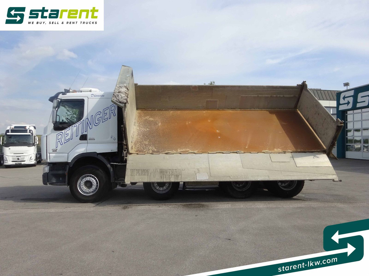 Renault Premium 450 DXi, 8x4, 3 Seitenkipper, Standklima - Kippiauto kuorma-auto: kuva Renault Premium 450 DXi, 8x4, 3 Seitenkipper, Standklima - Kippiauto kuorma-auto Renault Premium 450 DXi, 8x4, 3 Seitenkipper, Standklima - Kippiauto kuorma-auto: kuva Renault Premium 450 DXi, 8x4, 3 Seitenkipper, Standklima - Kippiauto kuorma-auto