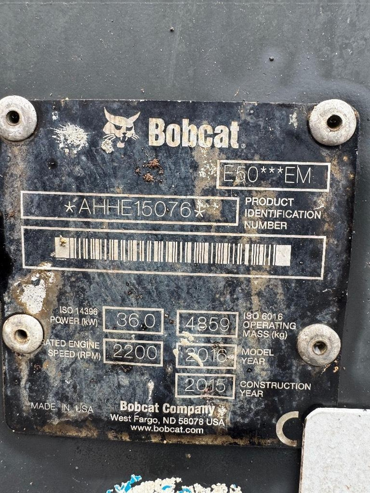 Bobcat E 50 EM - Minikuormaaja: kuva Bobcat E 50 EM - Minikuormaaja Bobcat E 50 EM - Minikuormaaja: kuva Bobcat E 50 EM - Minikuormaaja