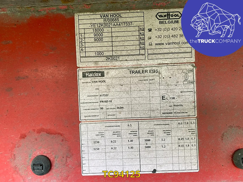 Van Hool - Refrigeraattori perävaunu: kuva Van Hool - Refrigeraattori perävaunu Van Hool - Refrigeraattori perävaunu: kuva Van Hool - Refrigeraattori perävaunu