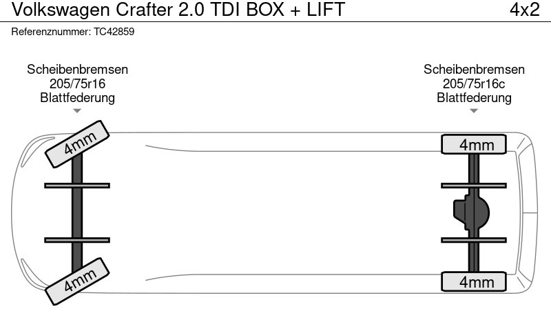 Volkswagen Crafter 2.0 TDI BOX + LIFT - Jakeluauto: kuva Volkswagen Crafter 2.0 TDI BOX + LIFT - Jakeluauto Volkswagen Crafter 2.0 TDI BOX + LIFT - Jakeluauto: kuva Volkswagen Crafter 2.0 TDI BOX + LIFT - Jakeluauto