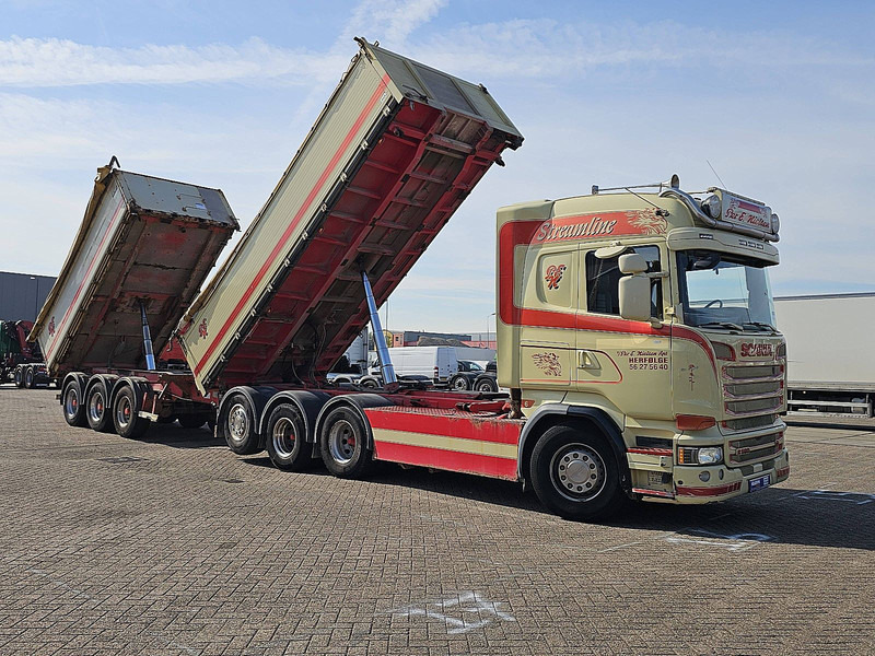 Kippiauto kuorma-auto Scania R580 8X4 COMBI SPECIAL: kuva Kippiauto kuorma-auto Scania R580 8X4 COMBI SPECIAL
