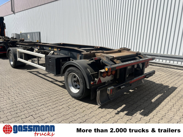 Vaihtolavaperävaunu/ Nostovarsi vaihtolavaperävaunu Hüffermann HUEFFERMANN HSA 18.65 Schlittenabroller: kuva Vaihtolavaperävaunu/ Nostovarsi vaihtolavaperävaunu Hüffermann HUEFFERMANN HSA 18.65 Schlittenabroller