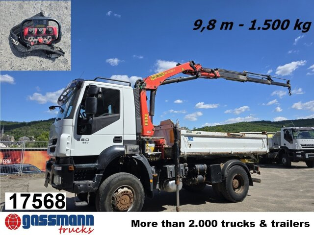 Iveco Trakker AD190T36W/T 4x4 mit Kran Palfinger PK - Kippiauto kuorma-auto, Nosturiauto: kuva Iveco Trakker AD190T36W/T 4x4 mit Kran Palfinger PK - Kippiauto kuorma-auto, Nosturiauto Iveco Trakker AD190T36W/T 4x4 mit Kran Palfinger PK - Kippiauto kuorma-auto, Nosturiauto: kuva Iveco Trakker AD190T36W/T 4x4 mit Kran Palfinger PK - Kippiauto kuorma-auto, Nosturiauto