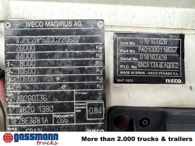 Iveco Trakker AD260T36 6x4 - Kuorma-auto alusta: kuva Iveco Trakker AD260T36 6x4 - Kuorma-auto alusta Iveco Trakker AD260T36 6x4 - Kuorma-auto alusta: kuva Iveco Trakker AD260T36 6x4 - Kuorma-auto alusta