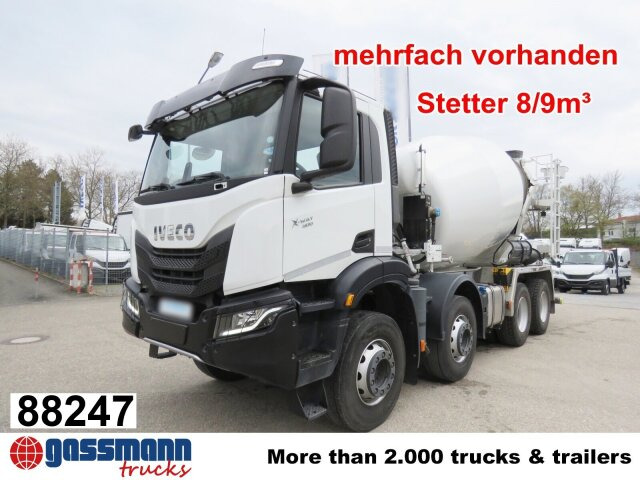 Iveco X-Way AD360X40BZ 8x4, Stetter 8/9m³ - Betoniauto: kuva Iveco X-Way AD360X40BZ 8x4, Stetter 8/9m³ - Betoniauto Iveco X-Way AD360X40BZ 8x4, Stetter 8/9m³ - Betoniauto: kuva Iveco X-Way AD360X40BZ 8x4, Stetter 8/9m³ - Betoniauto