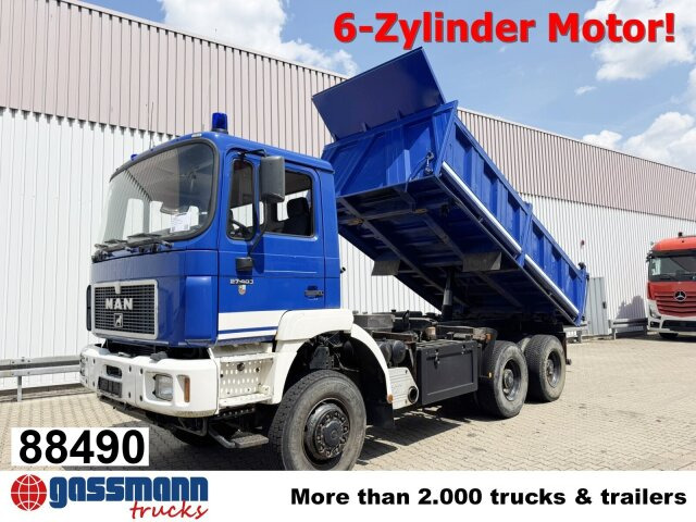MAN 27.403 6x6 BB, EX-THW - Kippiauto kuorma-auto: kuva MAN 27.403 6x6 BB, EX-THW - Kippiauto kuorma-auto MAN 27.403 6x6 BB, EX-THW - Kippiauto kuorma-auto: kuva MAN 27.403 6x6 BB, EX-THW - Kippiauto kuorma-auto