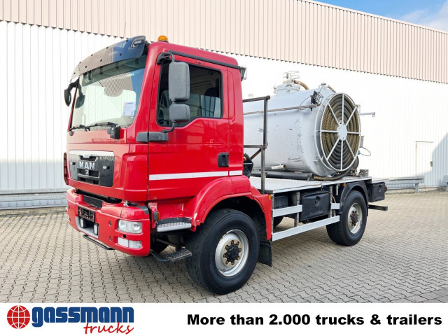 Nosturiauto MAN TGM 13.250/340 4X4 BL, Kran Hiab 026 T-3,: kuva Nosturiauto MAN TGM 13.250/340 4X4 BL, Kran Hiab 026 T-3,