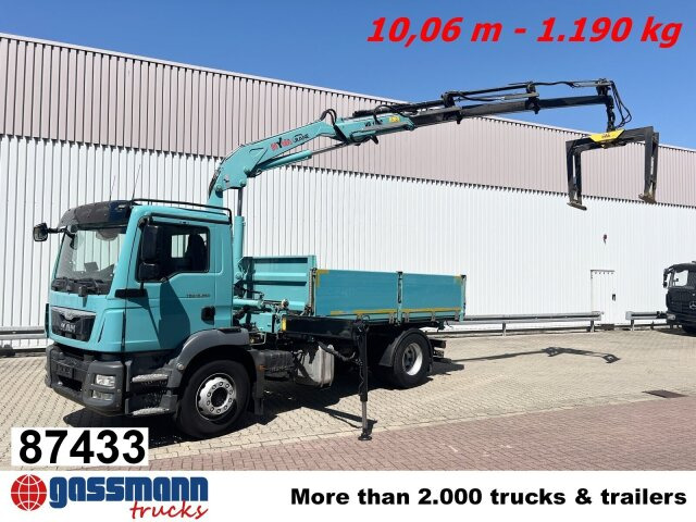 MAN TGM 18.290 4X2 BL mit Kran Hyva HB 150C - Kippiauto kuorma-auto, Nosturiauto: kuva MAN TGM 18.290 4X2 BL mit Kran Hyva HB 150C - Kippiauto kuorma-auto, Nosturiauto MAN TGM 18.290 4X2 BL mit Kran Hyva HB 150C - Kippiauto kuorma-auto, Nosturiauto: kuva MAN TGM 18.290 4X2 BL mit Kran Hyva HB 150C - Kippiauto kuorma-auto, Nosturiauto