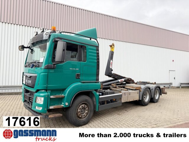 MAN TGS 26.480 6x4 BL, Motorabtrieb, Navi, Intarder, - Koukkulava kuorma-auto: kuva MAN TGS 26.480 6x4 BL, Motorabtrieb, Navi, Intarder, - Koukkulava kuorma-auto MAN TGS 26.480 6x4 BL, Motorabtrieb, Navi, Intarder, - Koukkulava kuorma-auto: kuva MAN TGS 26.480 6x4 BL, Motorabtrieb, Navi, Intarder, - Koukkulava kuorma-auto
