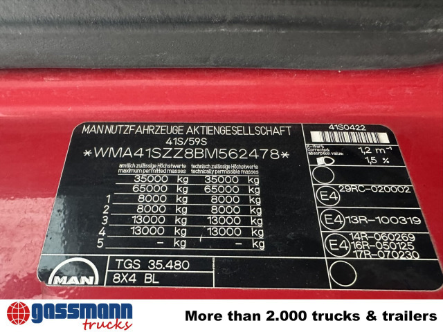 MAN TGS 35.400 8x4 BL, Schub-Knick bis 6,5m - Koukkulava kuorma-auto: kuva MAN TGS 35.400 8x4 BL, Schub-Knick bis 6,5m - Koukkulava kuorma-auto MAN TGS 35.400 8x4 BL, Schub-Knick bis 6,5m - Koukkulava kuorma-auto: kuva MAN TGS 35.400 8x4 BL, Schub-Knick bis 6,5m - Koukkulava kuorma-auto