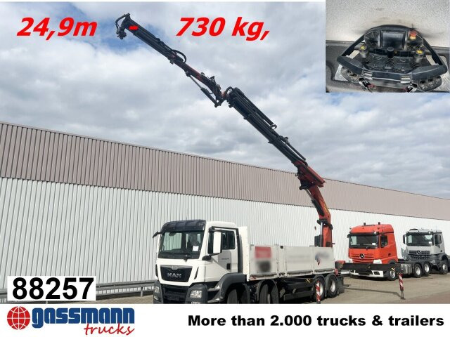 MAN TGS 35.440 8x4 BL, Navi, Heckkran Palfinger - Lava-kuorma-auto, Nosturiauto: kuva MAN TGS 35.440 8x4 BL, Navi, Heckkran Palfinger - Lava-kuorma-auto, Nosturiauto MAN TGS 35.440 8x4 BL, Navi, Heckkran Palfinger - Lava-kuorma-auto, Nosturiauto: kuva MAN TGS 35.440 8x4 BL, Navi, Heckkran Palfinger - Lava-kuorma-auto, Nosturiauto