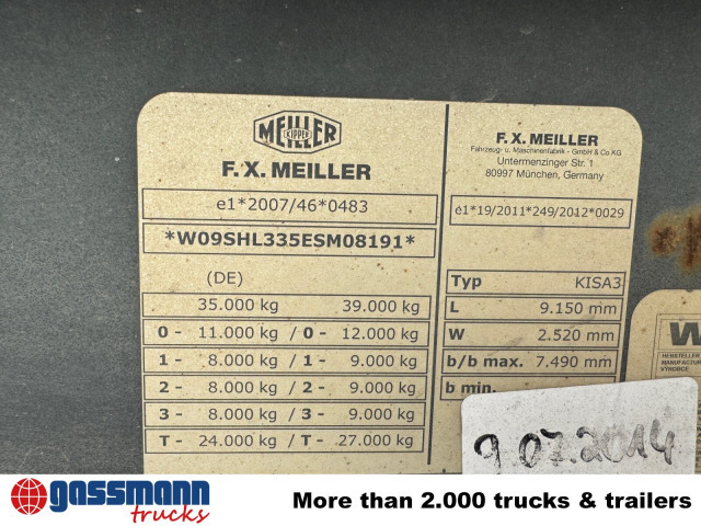 Meiller MHPS 12/27, Stahlmulde ca. 26m³, Liftachse - Kippiauto puoliperävaunu: kuva Meiller MHPS 12/27, Stahlmulde ca. 26m³, Liftachse - Kippiauto puoliperävaunu Meiller MHPS 12/27, Stahlmulde ca. 26m³, Liftachse - Kippiauto puoliperävaunu: kuva Meiller MHPS 12/27, Stahlmulde ca. 26m³, Liftachse - Kippiauto puoliperävaunu