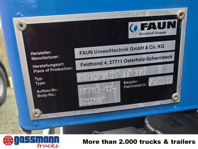 Mercedes-Benz Actros 2032 LA 4x4, Faun Variopress 310 ca. - Roska-auto: kuva Mercedes-Benz Actros 2032 LA 4x4, Faun Variopress 310 ca. - Roska-auto Mercedes-Benz Actros 2032 LA 4x4, Faun Variopress 310 ca. - Roska-auto: kuva Mercedes-Benz Actros 2032 LA 4x4, Faun Variopress 310 ca. - Roska-auto