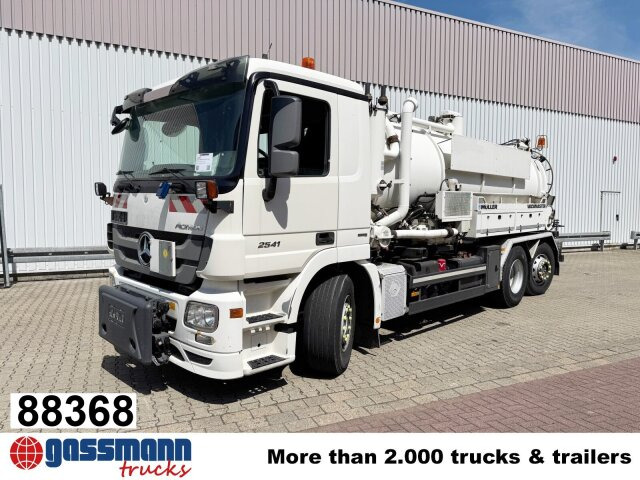 Mercedes-Benz Actros 2541 L 6x2, Müller Saug-/Spülwagen ca. - Lakaisuauto: kuva Mercedes-Benz Actros 2541 L 6x2, Müller Saug-/Spülwagen ca. - Lakaisuauto Mercedes-Benz Actros 2541 L 6x2, Müller Saug-/Spülwagen ca. - Lakaisuauto: kuva Mercedes-Benz Actros 2541 L 6x2, Müller Saug-/Spülwagen ca. - Lakaisuauto