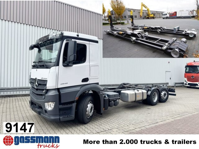 Mercedes-Benz Actros 2548 L 6x2, Retarder, Lenk-/Liftachse - Koukkulava kuorma-auto: kuva Mercedes-Benz Actros 2548 L 6x2, Retarder, Lenk-/Liftachse - Koukkulava kuorma-auto Mercedes-Benz Actros 2548 L 6x2, Retarder, Lenk-/Liftachse - Koukkulava kuorma-auto: kuva Mercedes-Benz Actros 2548 L 6x2, Retarder, Lenk-/Liftachse - Koukkulava kuorma-auto