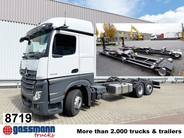 Mercedes-Benz Actros 2548 L 6x2, Retarder, Lenk-/Liftachse, - Koukkulava kuorma-auto: kuva Mercedes-Benz Actros 2548 L 6x2, Retarder, Lenk-/Liftachse, - Koukkulava kuorma-auto Mercedes-Benz Actros 2548 L 6x2, Retarder, Lenk-/Liftachse, - Koukkulava kuorma-auto: kuva Mercedes-Benz Actros 2548 L 6x2, Retarder, Lenk-/Liftachse, - Koukkulava kuorma-auto