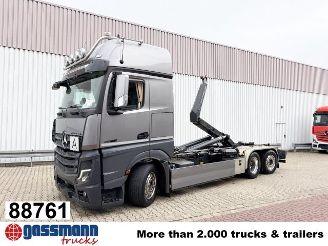 Mercedes-Benz Actros 2552 L 6x2, Lenk/Lift, Retarder, - Koukkulava kuorma-auto: kuva Mercedes-Benz Actros 2552 L 6x2, Lenk/Lift, Retarder, - Koukkulava kuorma-auto Mercedes-Benz Actros 2552 L 6x2, Lenk/Lift, Retarder, - Koukkulava kuorma-auto: kuva Mercedes-Benz Actros 2552 L 6x2, Lenk/Lift, Retarder, - Koukkulava kuorma-auto