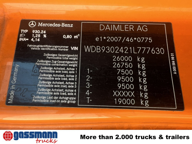 Mercedes-Benz Actros 2641/48 L 6x4, Seilabroller, Haller - Roska-auto: kuva Mercedes-Benz Actros 2641/48 L 6x4, Seilabroller, Haller - Roska-auto Mercedes-Benz Actros 2641/48 L 6x4, Seilabroller, Haller - Roska-auto: kuva Mercedes-Benz Actros 2641/48 L 6x4, Seilabroller, Haller - Roska-auto