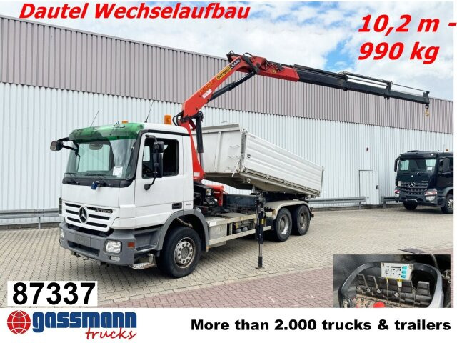 Mercedes-Benz Actros 2644/48 LK 6x4, Dautel Wechselsystem, - Kippiauto kuorma-auto, Nosturiauto: kuva Mercedes-Benz Actros 2644/48 LK 6x4, Dautel Wechselsystem, - Kippiauto kuorma-auto, Nosturiauto Mercedes-Benz Actros 2644/48 LK 6x4, Dautel Wechselsystem, - Kippiauto kuorma-auto, Nosturiauto: kuva Mercedes-Benz Actros 2644/48 LK 6x4, Dautel Wechselsystem, - Kippiauto kuorma-auto, Nosturiauto