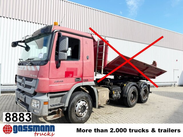 Mercedes-Benz Actros 2646 K 6x4, Retarder - Kuorma-auto alusta: kuva Mercedes-Benz Actros 2646 K 6x4, Retarder - Kuorma-auto alusta Mercedes-Benz Actros 2646 K 6x4, Retarder - Kuorma-auto alusta: kuva Mercedes-Benz Actros 2646 K 6x4, Retarder - Kuorma-auto alusta