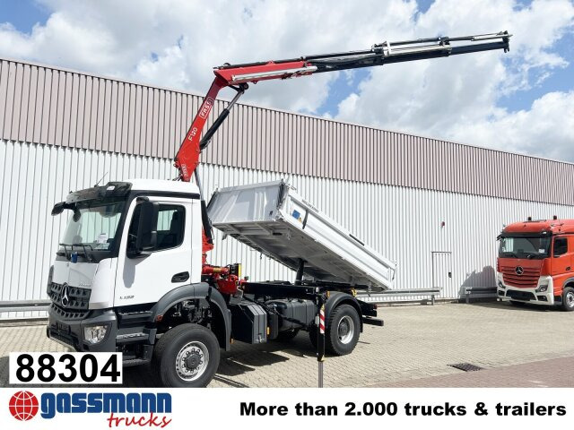 Mercedes-Benz Arocs 1832 AK 4x4, MultimediaCockpit, Navi, Kran - Kippiauto kuorma-auto, Nosturiauto: kuva Mercedes-Benz Arocs 1832 AK 4x4, MultimediaCockpit, Navi, Kran - Kippiauto kuorma-auto, Nosturiauto Mercedes-Benz Arocs 1832 AK 4x4, MultimediaCockpit, Navi, Kran - Kippiauto kuorma-auto, Nosturiauto: kuva Mercedes-Benz Arocs 1832 AK 4x4, MultimediaCockpit, Navi, Kran - Kippiauto kuorma-auto, Nosturiauto