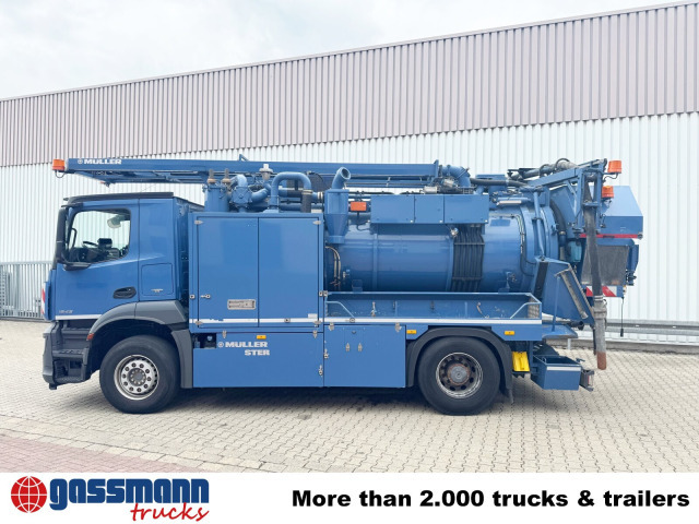 Mercedes-Benz Arocs 1843 L 4x2, Müller Canalmaster ca. 8m³, - Lakaisuauto: kuva Mercedes-Benz Arocs 1843 L 4x2, Müller Canalmaster ca. 8m³, - Lakaisuauto Mercedes-Benz Arocs 1843 L 4x2, Müller Canalmaster ca. 8m³, - Lakaisuauto: kuva Mercedes-Benz Arocs 1843 L 4x2, Müller Canalmaster ca. 8m³, - Lakaisuauto