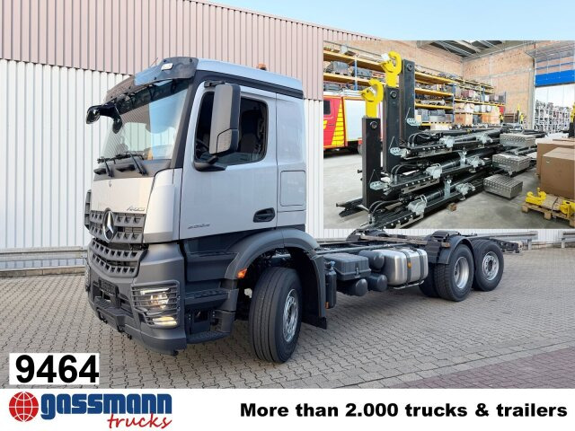 Mercedes-Benz Arocs 2553 L 6x2, Lenk-/Liftachse, Navi, - Koukkulava kuorma-auto: kuva Mercedes-Benz Arocs 2553 L 6x2, Lenk-/Liftachse, Navi, - Koukkulava kuorma-auto Mercedes-Benz Arocs 2553 L 6x2, Lenk-/Liftachse, Navi, - Koukkulava kuorma-auto: kuva Mercedes-Benz Arocs 2553 L 6x2, Lenk-/Liftachse, Navi, - Koukkulava kuorma-auto