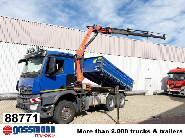 Mercedes-Benz Arocs 2643 K 6x4, Kran Palfinger PK13001-K B, - Kippiauto kuorma-auto, Nosturiauto: kuva Mercedes-Benz Arocs 2643 K 6x4, Kran Palfinger PK13001-K B, - Kippiauto kuorma-auto, Nosturiauto Mercedes-Benz Arocs 2643 K 6x4, Kran Palfinger PK13001-K B, - Kippiauto kuorma-auto, Nosturiauto: kuva Mercedes-Benz Arocs 2643 K 6x4, Kran Palfinger PK13001-K B, - Kippiauto kuorma-auto, Nosturiauto